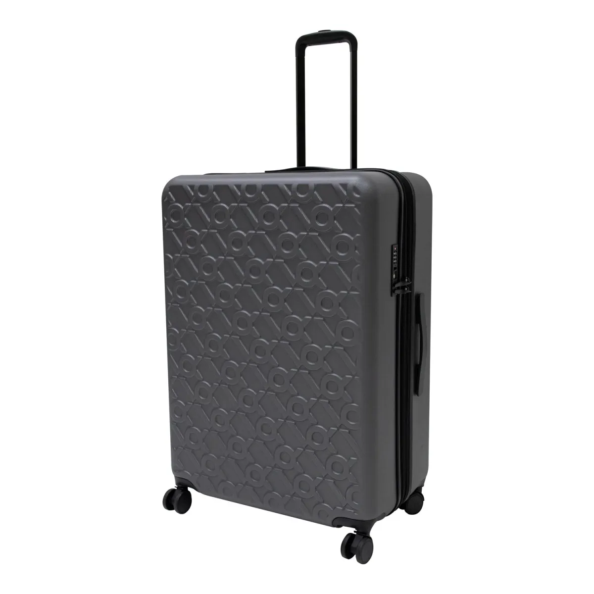 VOX RPET 28-inch check-in suitcase in Silver — exterior