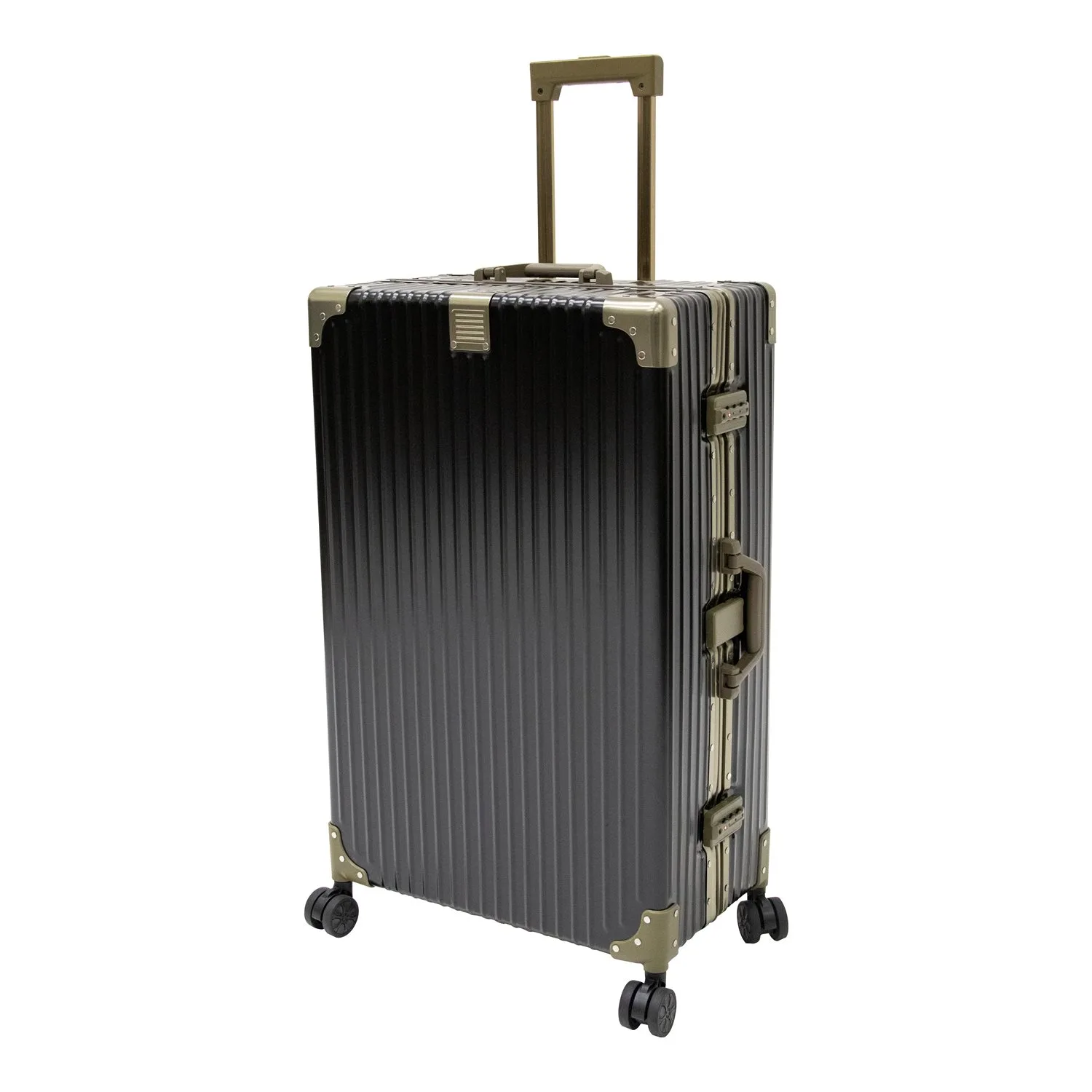 VOX Magnesium Aluminium 28-inch check-in suitcase in Ink Black — Exterior